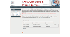 Desktop Screenshot of events.saipa.co.za
