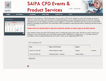 Tablet Screenshot of events.saipa.co.za
